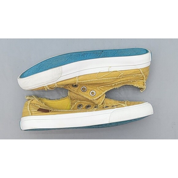 Blowfish Shoes - Blowfish Malibu Women's Canvas Slip-On Casual Sneakers US Size 8 Yellow